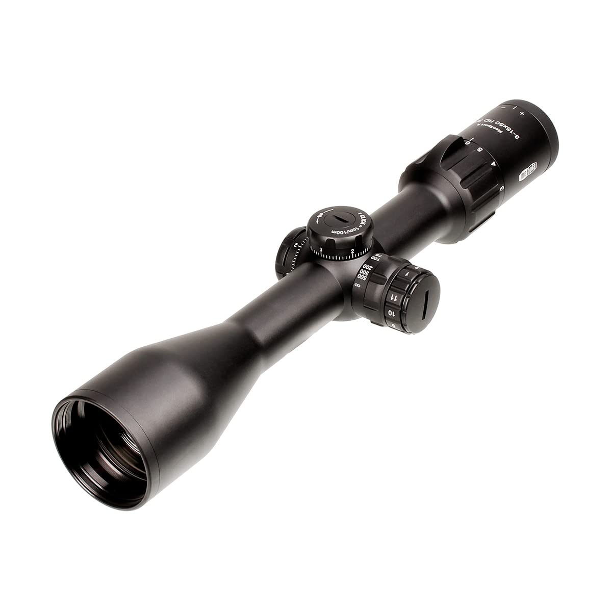 Meopta MeoSport 3-15x50mm SFP 4C RD Scope, Matte Black Anodized, 1047491