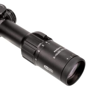 Meopta MeoSport 3-15x50mm SFP 4C RD Scope, Matte Black Anodized, 1047491