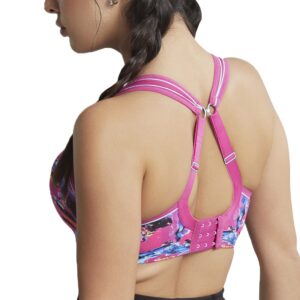 Panache Women's High Impact Underwire Sports Bra, Abstract Orchid, 28DD