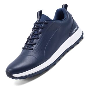 ehqzn spikeless golf shoes men waterproof golf shoes comfortable breathable golf footwear mens golf sneakers golf walking shoes