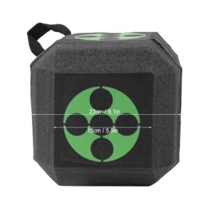 18 Sided 3D Archery Target, Foam Archery Target, Self Healing Functional 18 Sides Reusable, Large Dice Cube EXPE Foam Target for Outdoor for Hunting