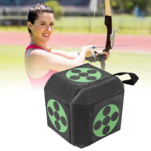 18 Sided 3D Archery Target, Foam Archery Target, Self Healing Functional 18 Sides Reusable, Large Dice Cube EXPE Foam Target for Outdoor for Hunting