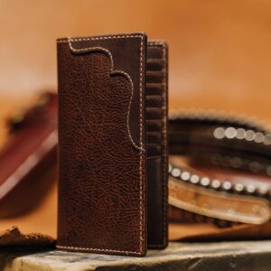 House of Jack Co. COLT Long Bifold Wallet | Rodeo Wallet | Full Grain Cowhide Leather | Long Bifold Men's Wallet | Western Wallet