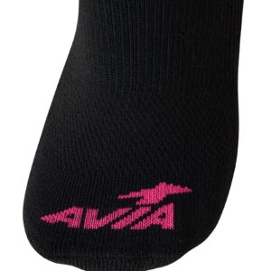 Avia Women's Quarter Socks - 20 Pack Comfort Cushioned Ankle Socks - Breathable Athletic Socks for Women (Sizes: 4-9, 9-12), Size 4-9, Black