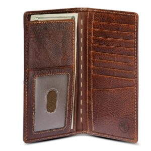 House of Jack Co. COLT Long Bifold Wallet | Rodeo Wallet | Full Grain Cowhide Leather | Long Bifold Men's Wallet | Western Wallet