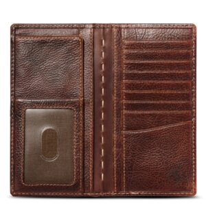 House of Jack Co. COLT Long Bifold Wallet | Rodeo Wallet | Full Grain Cowhide Leather | Long Bifold Men's Wallet | Western Wallet