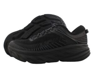 hoka one one bondi 7 mens shoes size 9.5, color: all black