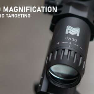 Monstrum Stealth 3x30 Fixed Magnification Scope