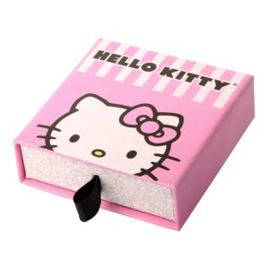 SALLY ROSE Sanrio Hello Kitty Womens Ring Size 5 - Silver Plated Crystal Hello Kitty Ring - Hello Kitty Jewelry Officially Licensed