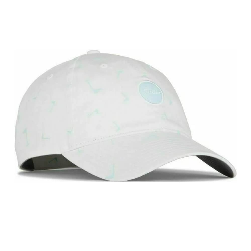 Titleist Women's Montauk Prints Golf Hat White/Light Blue One Size Fits Most