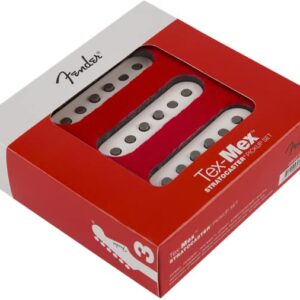 Fender Tex-Mex Stratocaster Pickups Bundle with Instrument Cable