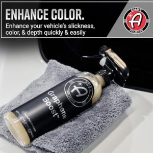 Adam's Graphene Boost - Graphene Ceramic Coating Spray For Car Detailing | Adds Protection & Extends The Life Of Top Coat Ceramics | Maintenance Spray On Wipe Off | Car Boat RV Motorcycle (16oz)