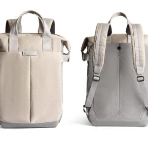 Bellroy Tokyo Totepack, water-resistant woven convertible backpack and tote bag - Saltbush