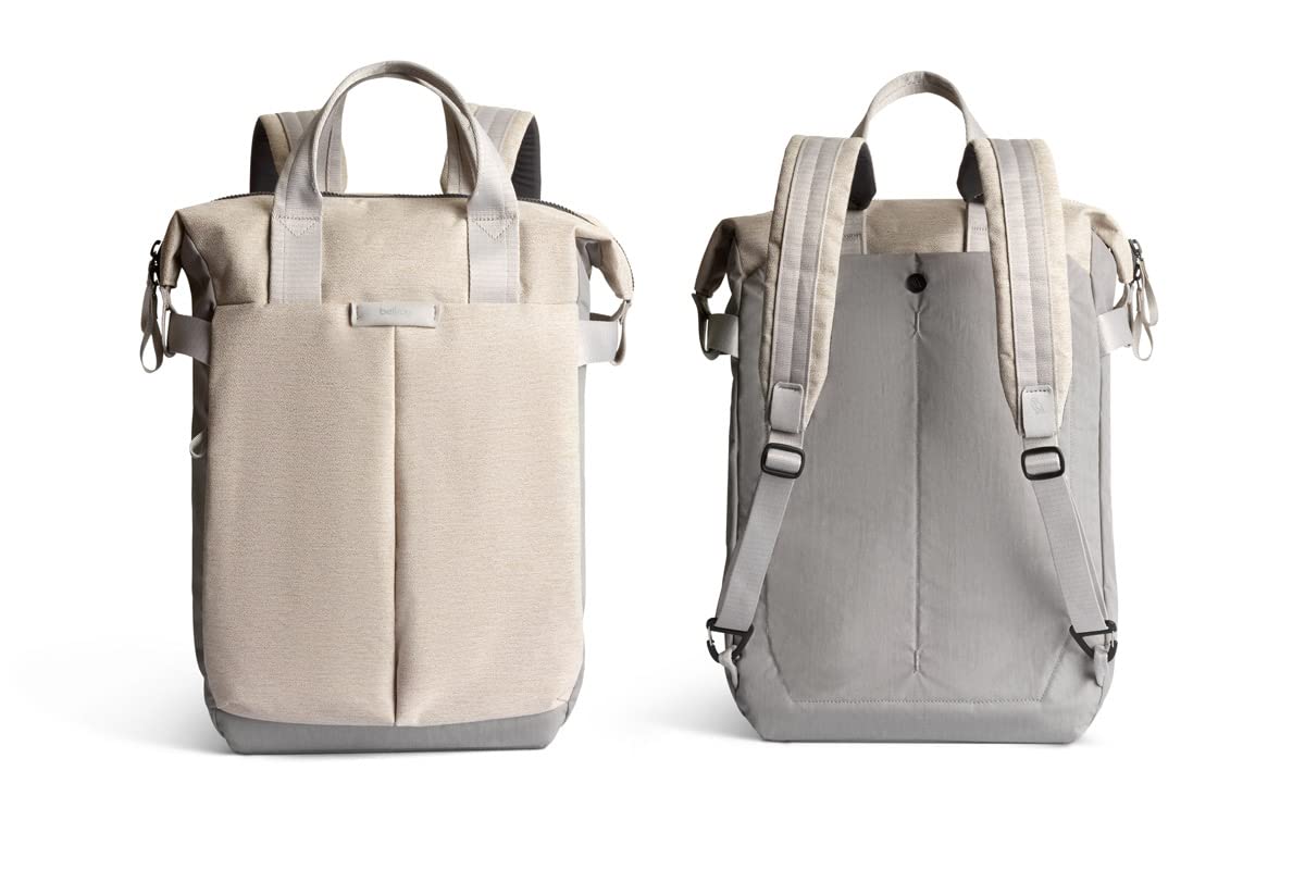 Bellroy Tokyo Totepack, water-resistant woven convertible backpack and tote bag - Saltbush