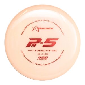 Prodigy Disc 400 PA-5 | Understable Disc Golf Putter | Great for Turnovers & Hyzer Flip Shots | 170-177g | Perfect Beginner Disc Golf Putter | Straight Flying Disc Golf Approach Disc | Colors may vary