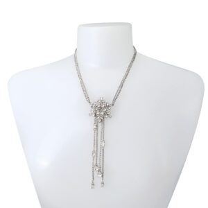 Betsey Johnson Snowflake Y-Necklace