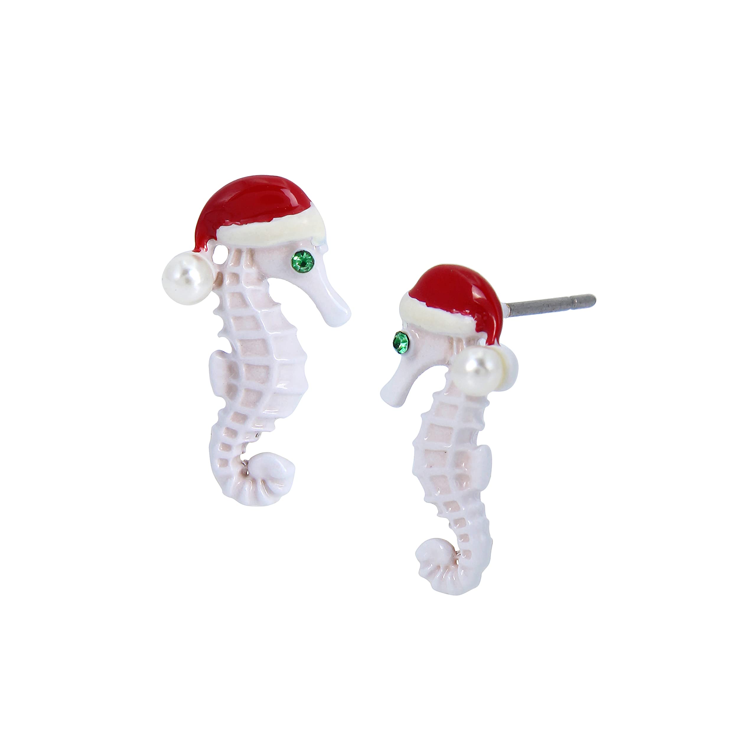 Betsey Seahorse Stud Earrings