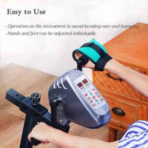 Motorized Pedal Exerciser with Protector Bracket, Physical Rehabilitation Electric Exercise Bike with Leg Arm Workout for Elderly Handicapped & Disabled