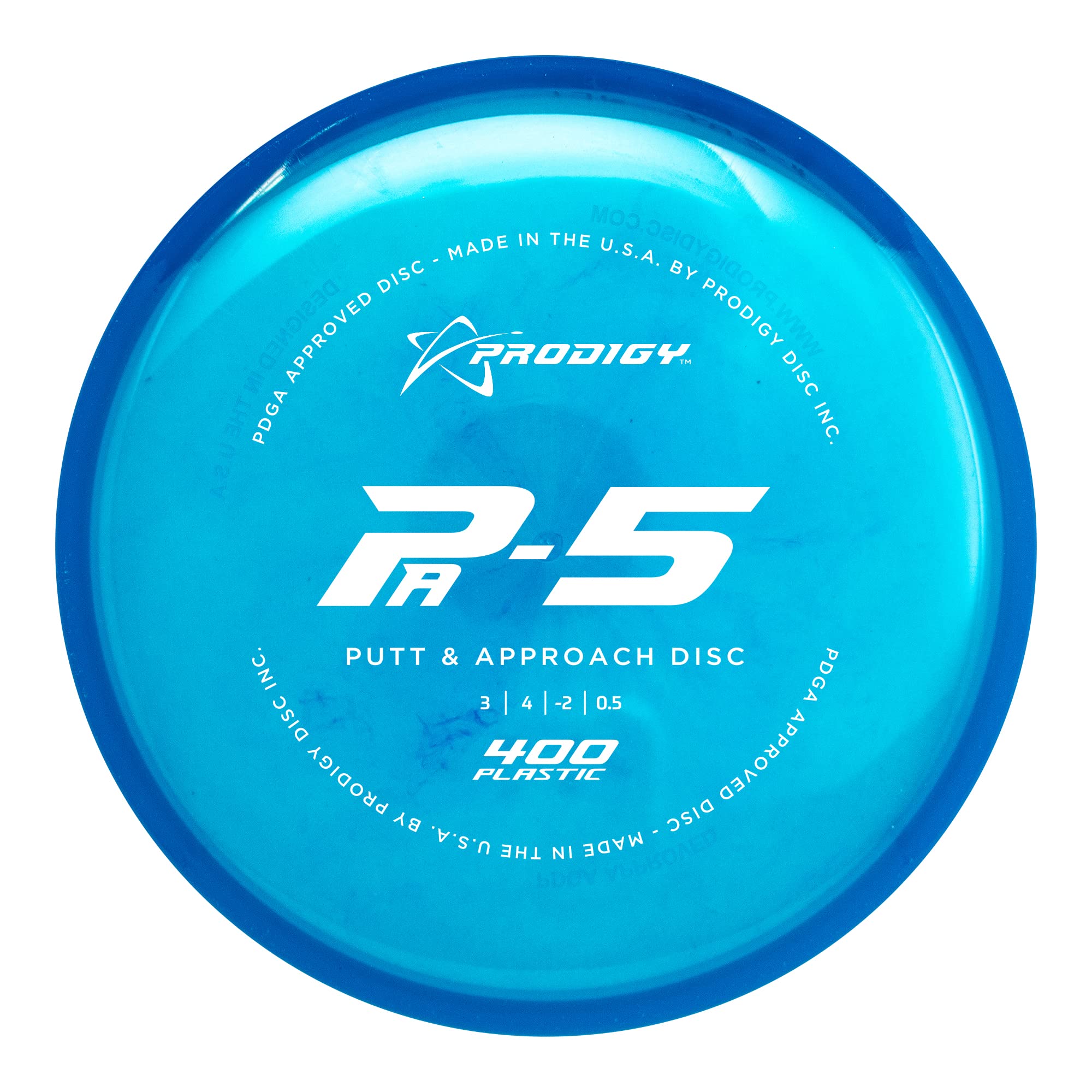 Prodigy Disc 400 PA-5 | Understable Disc Golf Putter | Great for Turnovers & Hyzer Flip Shots | 170-177g | Perfect Beginner Disc Golf Putter | Straight Flying Disc Golf Approach Disc | Colors may vary