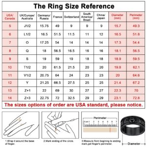 Black Stainless Steel Rings Masculine Wedding Eternity Band Engagement Promise Finger Charming Female Celtic Knot Design