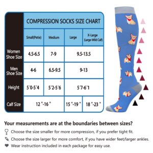 Compression Socks Women and Men, 20-30mmHg, Best for Nurses, Travel, Pregnancy