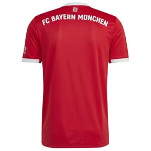 adidas FC Bayern 22/23 Home Jersey (as1, Alpha, l, Regular, Regular, Large) Red