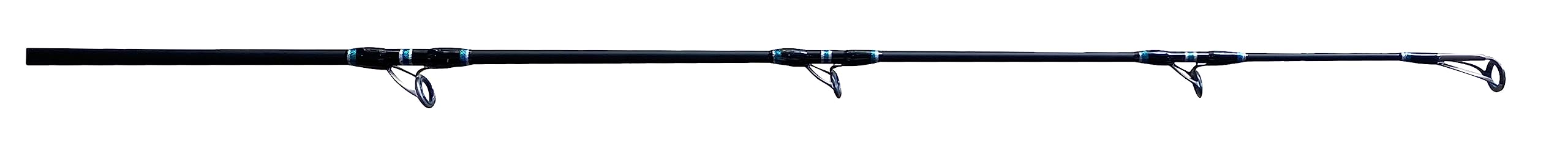 Okuma ECS Custom Hybrid Carbon Glass UFR Tip Saltwater Rods, ECS-S-661MH, Black, 6' 6"