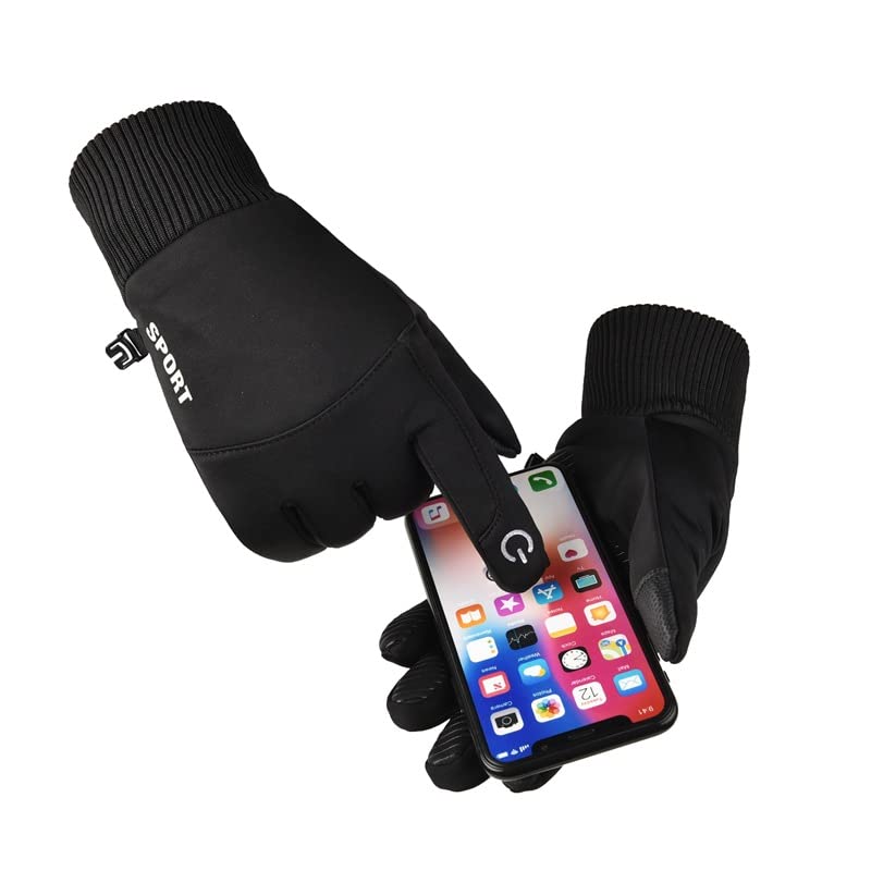 Angjiny Winter Gloves Men Women Touch Screen Glove Cold Weather Warm Gloves Freezer Work Gloves Suit for Running Driving Bike Cycling Working Hiking