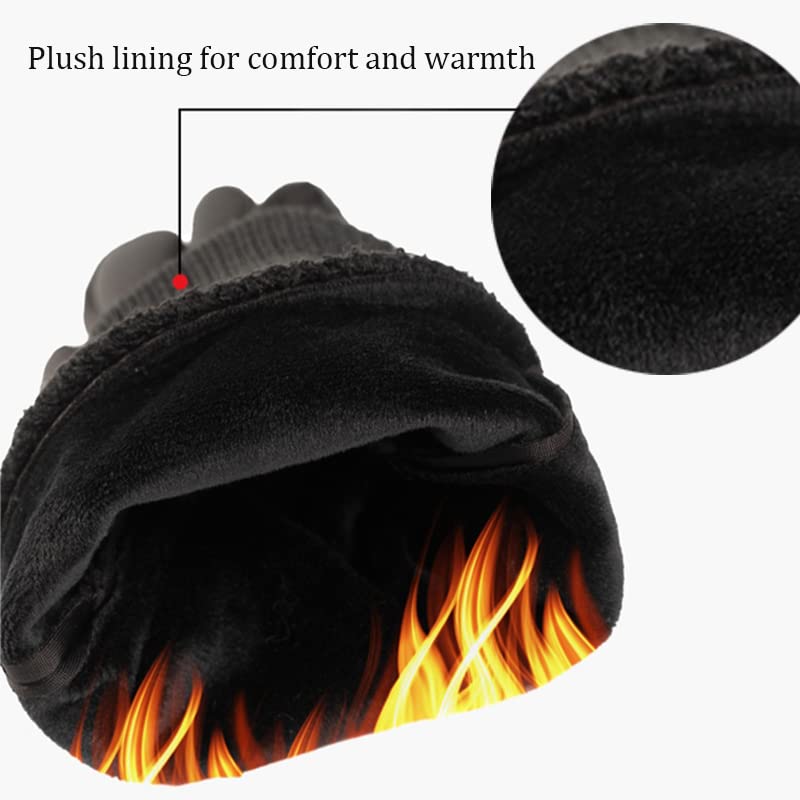 Angjiny Winter Gloves Men Women Touch Screen Glove Cold Weather Warm Gloves Freezer Work Gloves Suit for Running Driving Bike Cycling Working Hiking