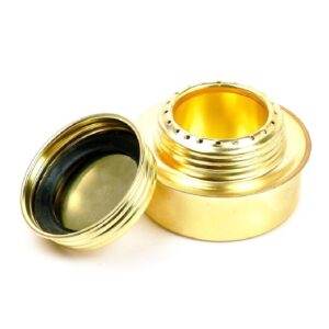 Copper Alloy Portable Mini Ultra-Light Spirit Burner Alcohol Stove Outdoor Camping Stove Furnace