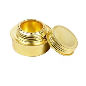 Copper Alloy Portable Mini Ultra-Light Spirit Burner Alcohol Stove Outdoor Camping Stove Furnace