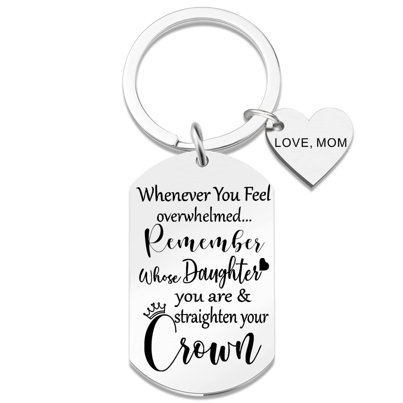 WXCATIM Mothers Day Gifts For Daughter Daughter Gift From Mom Inspirational keychian Gifts For Daughter Teen Girls From Mom Gifts For Women Birthday Christmas gift 2024 Accessories