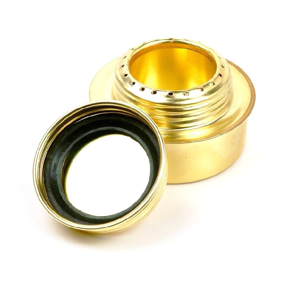 Copper Alloy Portable Mini Ultra-Light Spirit Burner Alcohol Stove Outdoor Camping Stove Furnace