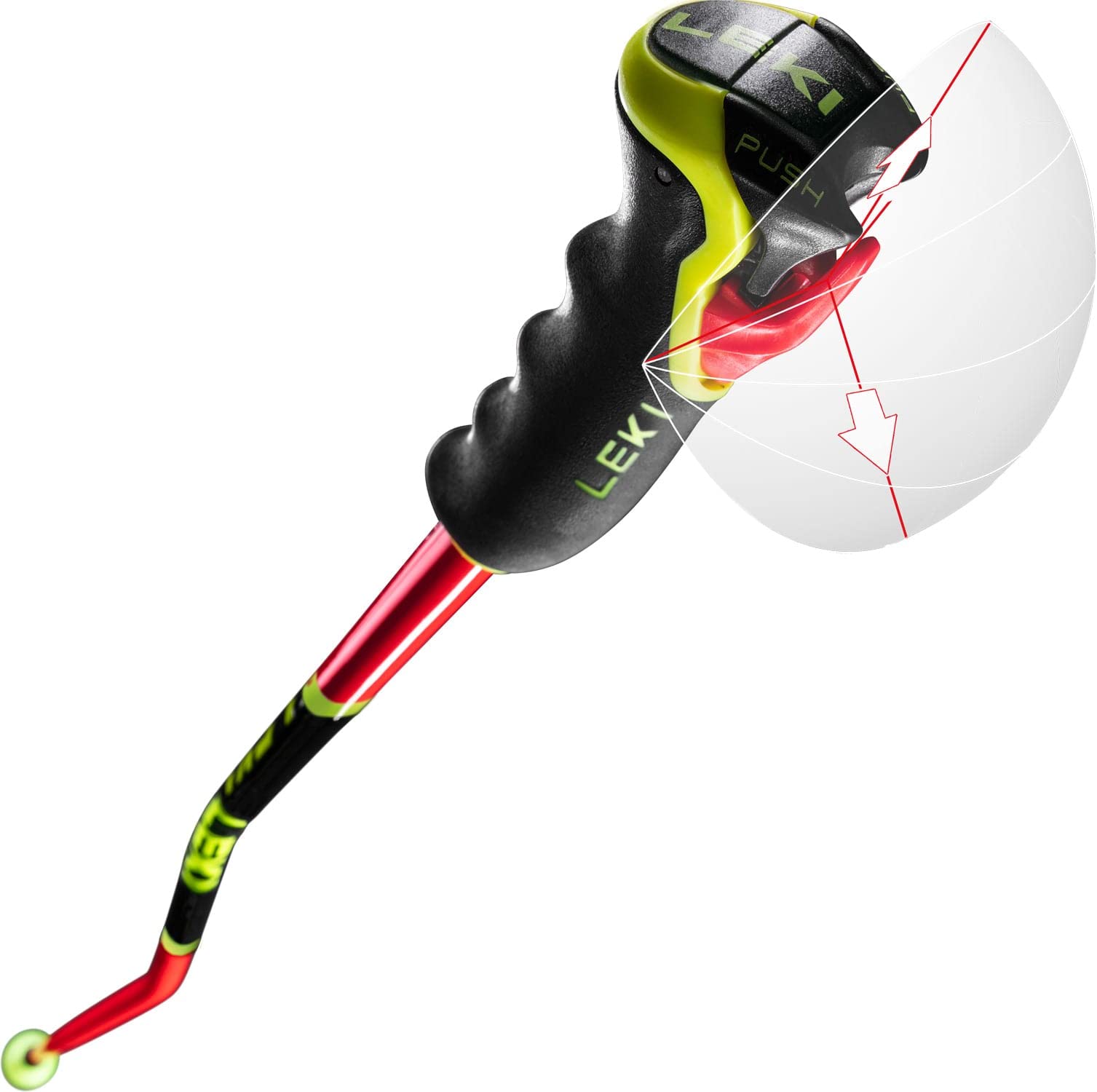 LEKI WCR GS 3D Ski Poles 130cm (52in)