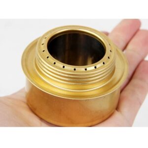 Copper Alloy Portable Mini Ultra-Light Spirit Burner Alcohol Stove Outdoor Camping Stove Furnace