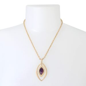 Robert Lee Morris Soho Amethyst Pendant Necklace