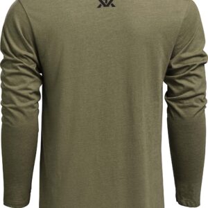 Vortex Optics Core Logo Long Sleeve Shirts (Military Heather, Medium)