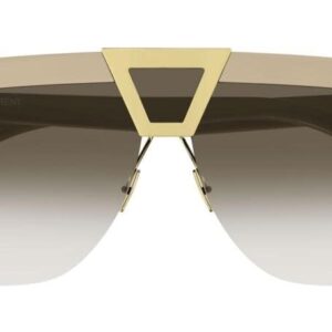 SAINT LAURENT SL 537 PALACE Ivory/Brown Shaded 99/1/145 women Sunglasses