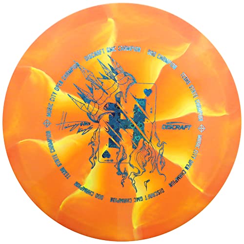 Discraft Limited Edition 2021 Tour Series Hailey King Swirly ESP Vulture Distance Driver Golf Disc - 175-176g - Colors Will Vary