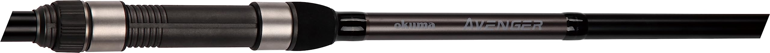 Okuma Avenger Carp 24 Ton Carbon Graphite Rod, AV-CA-1002MH, Black, 10' 0"