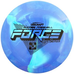 discraft limited edition 2022 tour series andrew presnell swirl esp force distance driver golf disc - 173-174g - colors will vary