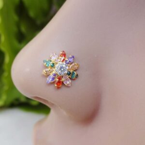 Flower Nose Stud Multi Nose Hoop Crystal Nose Stud Sterling Silver Nose Stud Dainty Nose Stud Crock Screw Nose Stud Twist Nose Stud Indian Nose Ring Indian Nose Stud Sterling Silver Nose Hoop gold