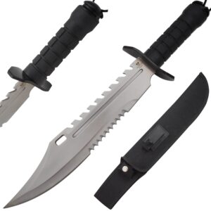 snake eye tactical fix blade rambo style survival hunting knife