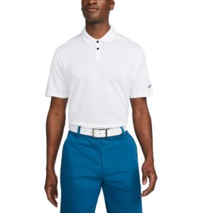 Nike Dri-FIT Vapor Men's Golf Polo Shirt, White/Black, X-Large