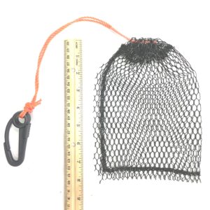 2-Pack of KUFA Sports Foldable Prawn Trap (Stretched Mesh Size:1-3/4") with 400' Rope, Yellow Float, Plastic Vented Bait Cage & Harness Combo (PRN59+PBQH38Y) X2