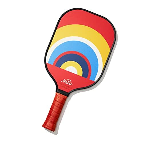 Nettie Pickleball Co - Classic Pickleball Paddle | USA Pickleball Association Approved | Lightweight Carbon Fiber Honeycomb Core (Ashbury)