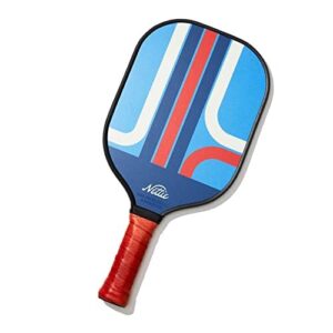 nettie pickleball co - classic pickleball paddle | usa pickleball association approved | lightweight carbon fiber honeycomb core (bedford)