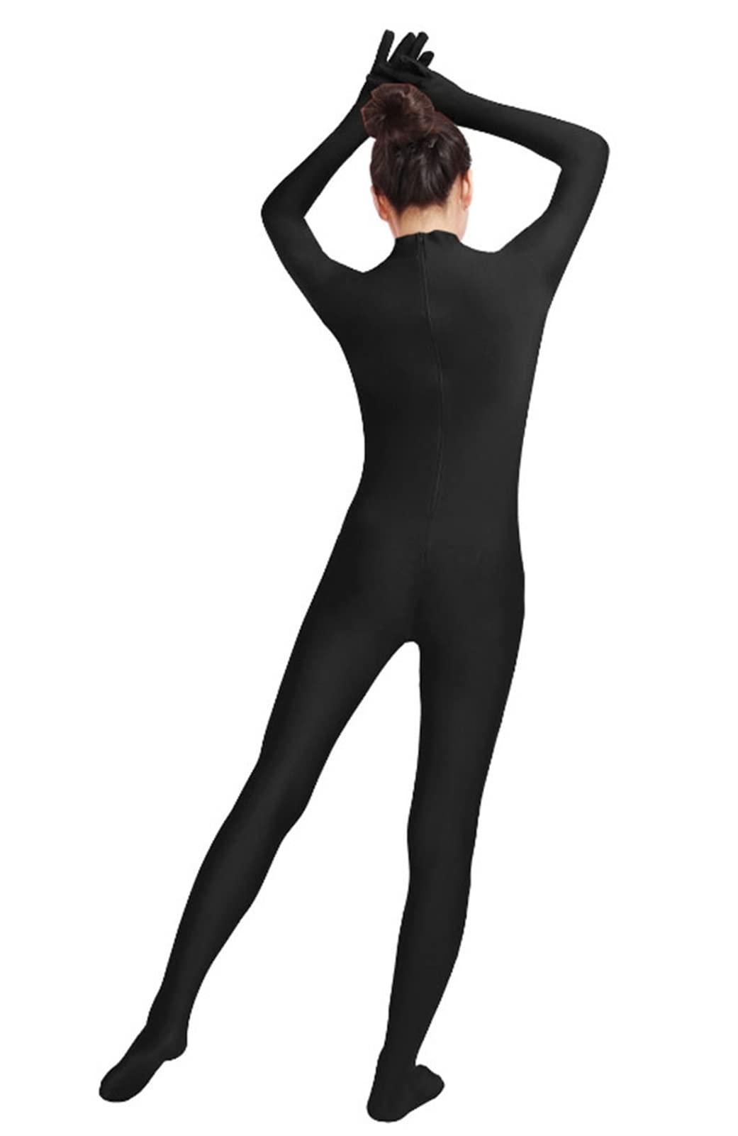 Lifup Spandex Dance Leotard Unitard Catsuit for Adults black XL