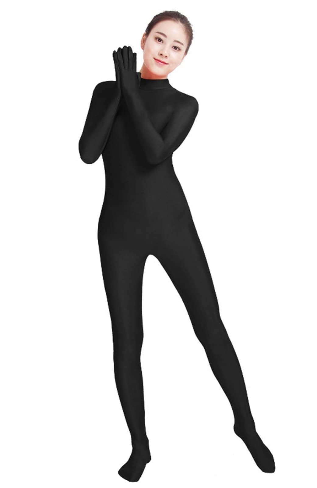 Lifup Spandex Dance Leotard Unitard Catsuit for Adults black XL