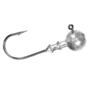 amysports bass saltwater jig head hooks freshwater sharp jig hooks lead round ball fishing jigs lead 25pcs 1/4oz